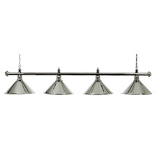 Pool Table Lights 4 Chrome