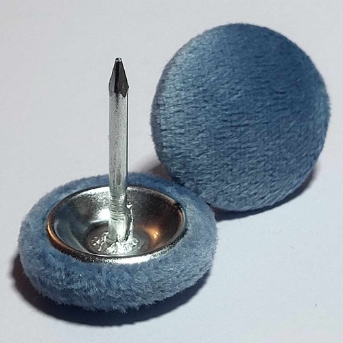 Upholstery buttons sky blue - sky,