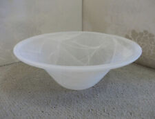 40cm White Alabaster Bowl Glass  Lampshade   pendant light Uplighter Replacement
