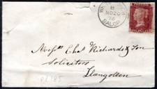 QV PENNY RED PLATE NUMBERS ON