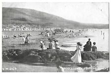 Woolacombe Bathing Beach postcard V M & Co Ilfracombe Devon