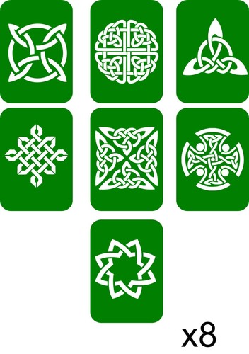 Themed stencils body art - 40-88,