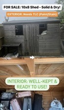 used wooden garden shed 10 x 8