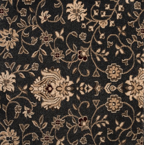 Grey regal floral - grey,