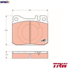 BRAKE PAD SET DISC BRAKE