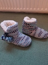 New Pavers Blue slipper boots