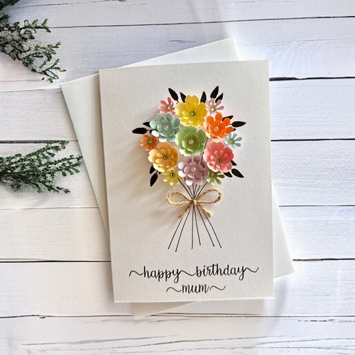 Handmade birthday card - handmade,