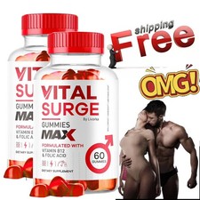 1x Vital Surge Max-Male Gummies Men's Vital Surge Testo Gummies in stock/ UK
