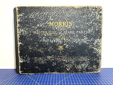 Morris Cars Master List of Spare Parts volume III December 1937 Hardback