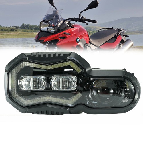 Led headlight front - front, for