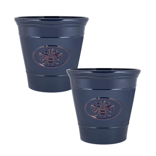 2pc plastic plant pot - plant,