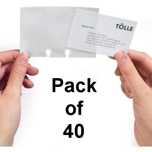 Business card pockets - business,