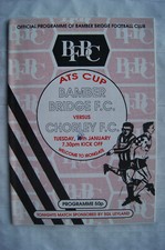 1993 programme bamber bridge - bamber,