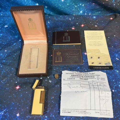 Vintage dunhill lacquer gold - vintage,