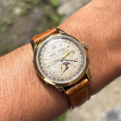 1950s movado celestograf 33mm - celestograf,