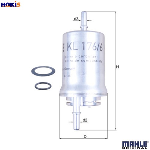 Fuel filter 176 for - filter, 176/6d