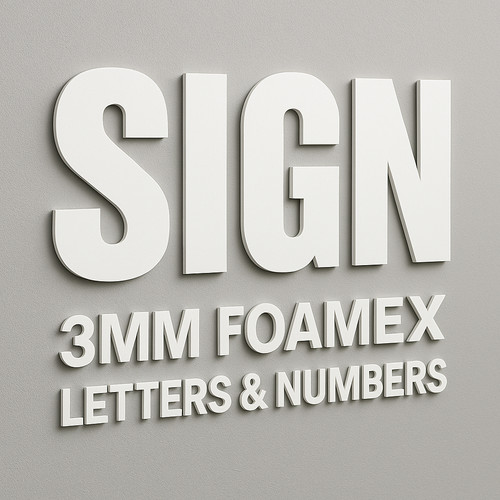 380mm tall custom foamex - 380mm,