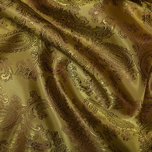 Paisley jacquard dress lining - dress,