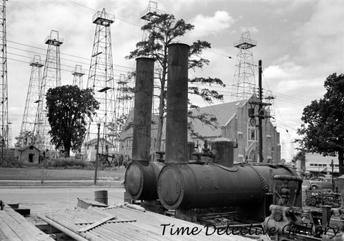 Boilers derricks oil field - boilers, derricks,