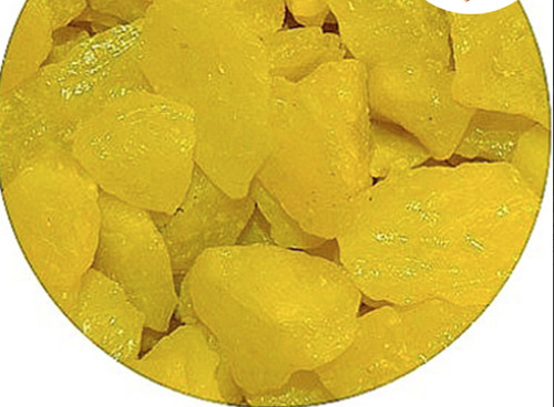 Yellow quartz glass - yellow,