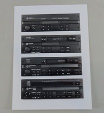 Press photo VW car radio alpha, beta, gamma + CD from 1991