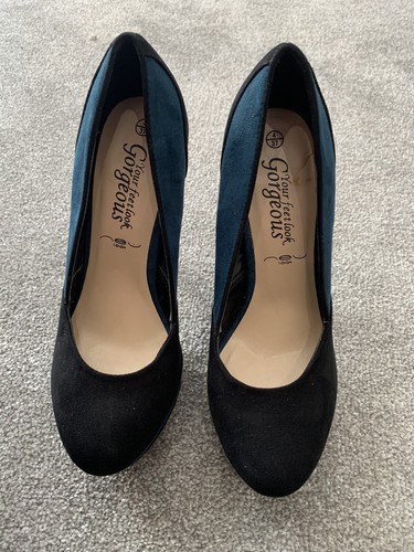 New look heels size black - 4,
