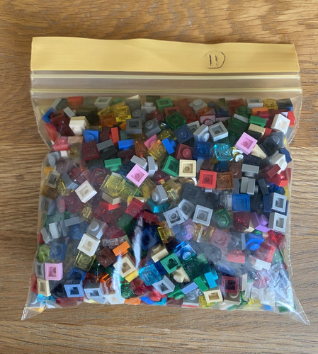 Lego bricks 1000x 1x1 plate - lego,