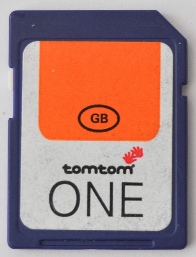 Tomtom one memory - card,