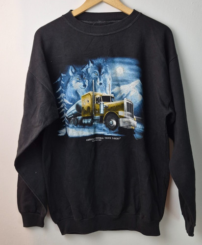 Wolf jumper gothic - wolf, trucker