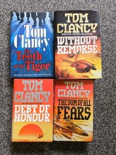 Tom Clancy Hardback Books X4
