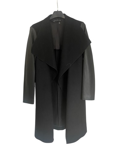 Zara woman black wool blend - black,