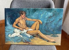 Henry Scott Tuke oil painting