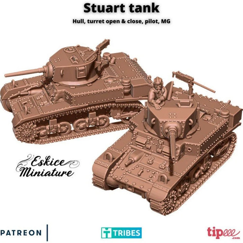 Wwii stuart tank - stuart, various