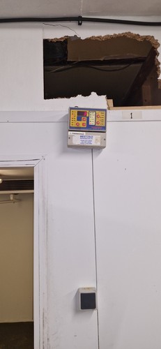 Cold store refrigeration walk - store,