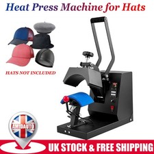 Cap heat press machine - heat, 8x14cm
