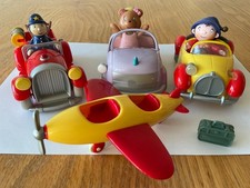 Vintage Noddy Vehicles & Figures Bundle early 2000’s mix of Golden Bear/other