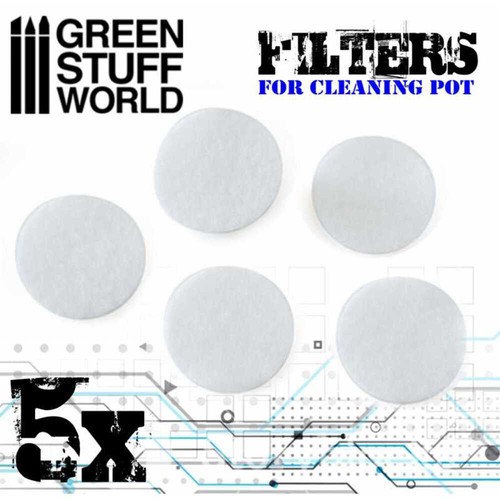 Airbrush cleaning pot filters - airbrush,