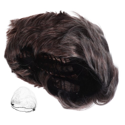 Realistic light grey side part - light,