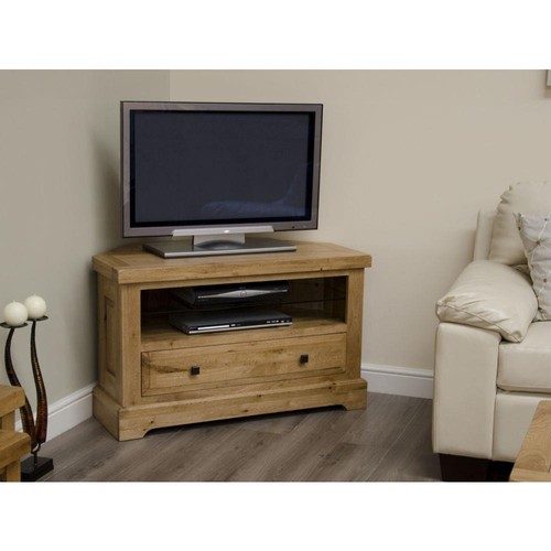 Solid oak corner television - solid,