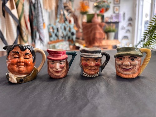 Four miniature toby jug - toby,
