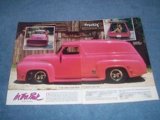 1956 Ford F-100 Custom Panel Delivery Vintage Article "In the Pink"