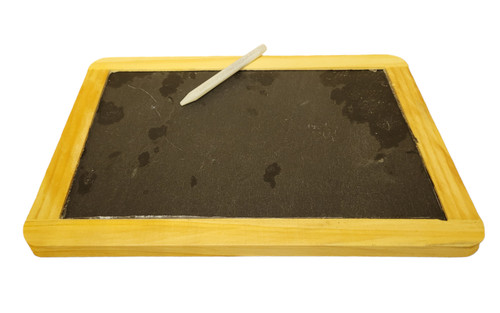Slate chalk board - board,
