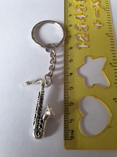 Saxophone keyring - saxophone, keyring..