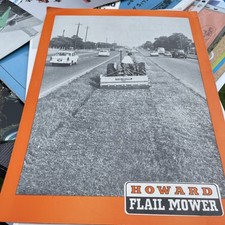Howard flail mower  vintage brochure 1966