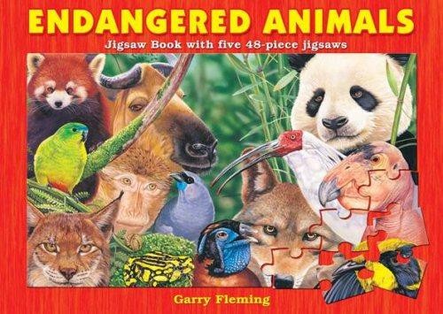 Endangered animals jigsaw book - endangered,