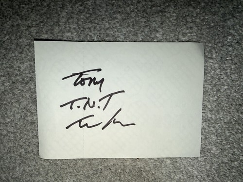 Boxer tony tnt - boxer, signed