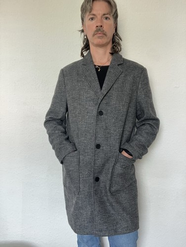 Topman overcoat - overcoat, l