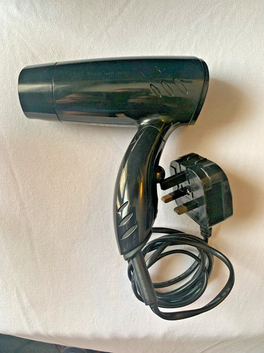 Black ghd folding travel hair - black,