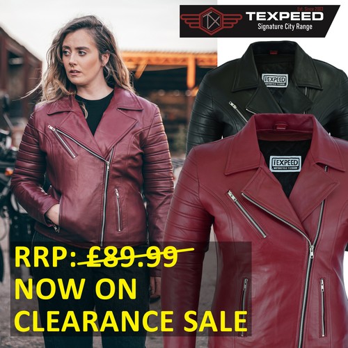 Womens leather jacket - jacket, coat