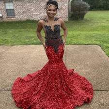 Black And Red Prom Dresses
